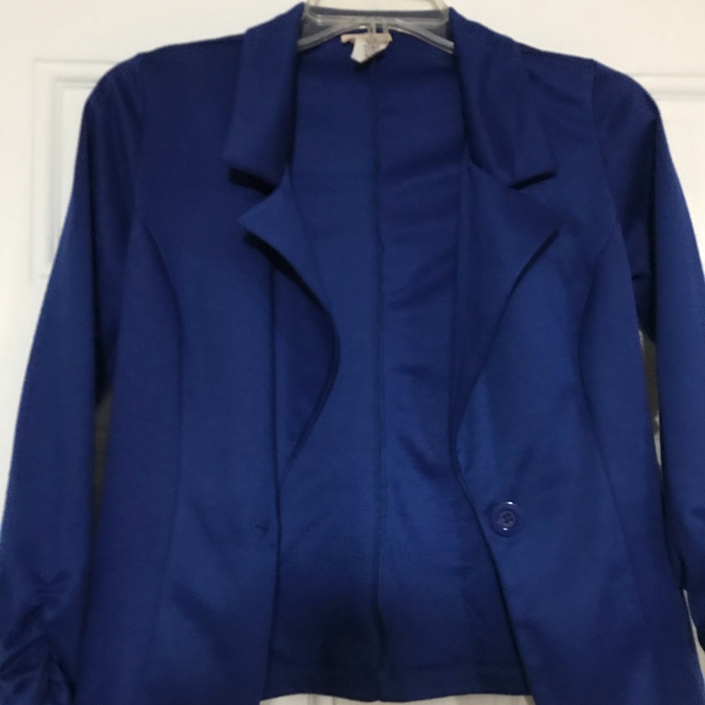 Blue and red blazer size S